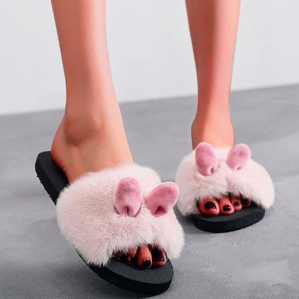 flat shoes woman slippers 2020 cute cartoon ear women shoes fashion indoor ear warm slipper zapatos de mujer, Black
flat shoes woman slippers 2020 cute cartoon ear women shoes fashion indoor ear warm slipper zapatos de mujer, Black