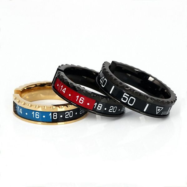 bc ltalian style new jewelry 316l stainless steel cuff speedometer official ring 36 color style, Silver
bc ltalian style new jewelry 316l stainless steel cuff speedometer official ring 36 color style, Silver