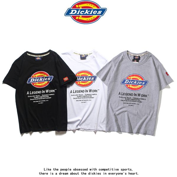 dickies women mens designer t shirts fashion short sleeve t shirt letter mens tee couples wear
dickies women mens designer t shirts fashion short sleeve t shirt letter mens tee couples wear