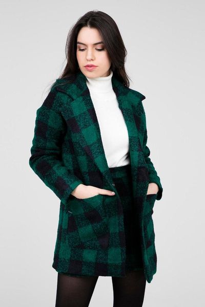 quzu women coat 23416141, Black 
quzu women coat 23416141, Black