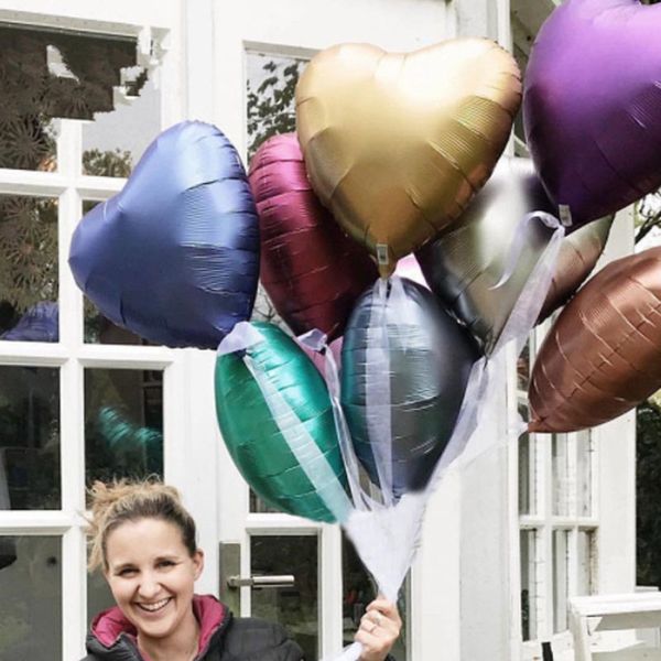 18 inch chrome metal balloon heart helium balloon wedding party decor supplies birthday balloons 
18 inch chrome metal balloon heart helium balloon wedding party decor supplies birthday balloons