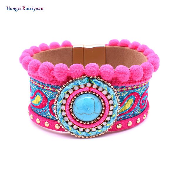 bracelet jewelry bohemian leather bracelet shell crystal magnet buckle bracelets for women handmade embroidery lace jewelry gift, Black
bracelet jewelry bohemian leather bracelet shell crystal magnet buckle bracelets for women handmade embroidery lace jewelry gift, Black
