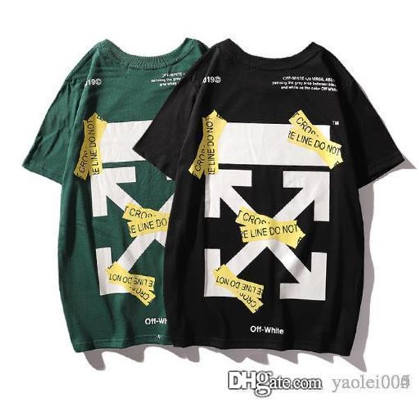 quality t-shirt ofw white short-sleeved promotion warning slogan cross printing tide brand men and women couple bottoming shirt, White;black
quality t-shirt ofw white short-sleeved promotion warning slogan cross printing tide brand men and women couple bottoming shirt, White;black