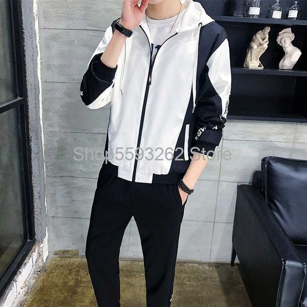 20 autumn personality trend running suit a set of sports and leisure suit boys youth junior high school student jacket, Gray
20 autumn personality trend running suit a set of sports and leisure suit boys youth junior high school student jacket, Gray