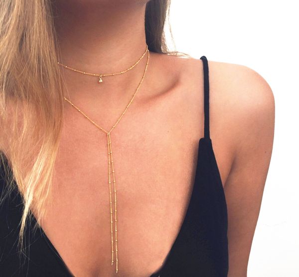 minimalist jewelry multilayer tassel necklace water drop clavicle chain necklace clavicular chain chokers 12pcs, Golden;silver
minimalist jewelry multilayer tassel necklace water drop clavicle chain necklace clavicular chain chokers 12pcs, Golden;silver