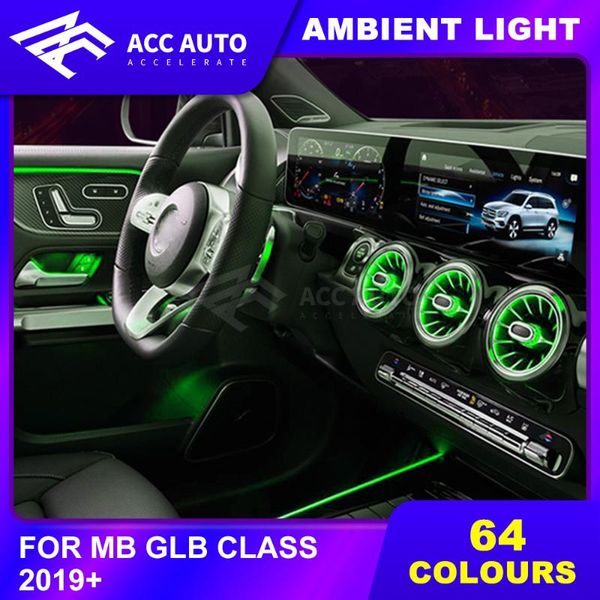 for glb class 64 colors led ambient light illuminated atmosphere lamp car interior accessory
for glb class 64 colors led ambient light illuminated atmosphere lamp car interior accessory