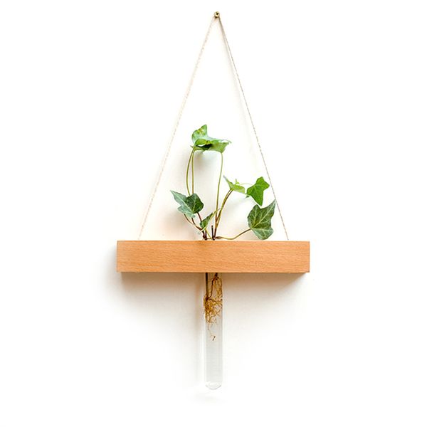 luda wood glass test tube wall vase hydroponic plant flower pot handmade jardiniere home decor creative ornament pendant
luda wood glass test tube wall vase hydroponic plant flower pot handmade jardiniere home decor creative ornament pendant