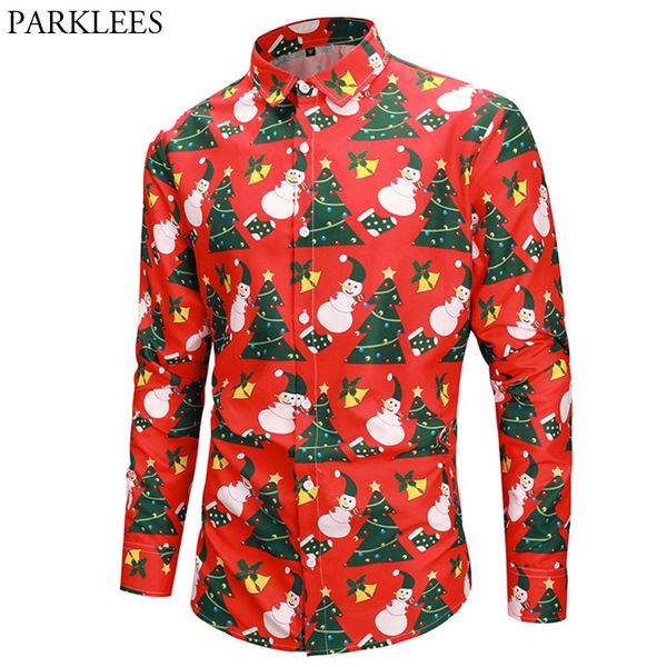 red christmas shrit men 2019 cute snowmen print xmas dress shirts mens chemise homme long sleeve party prom shirt male camisas, White;black
red christmas shrit men 2019 cute snowmen print xmas dress shirts mens chemise homme long sleeve party prom shirt male camisas, White;black
