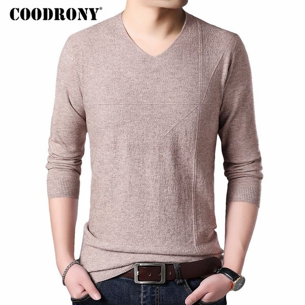 coodrony brand sweater men knitwear pull homme streetwear casual slim fit v-neck pullover men autumn winter warm sweaters 91053, White;black
coodrony brand sweater men knitwear pull homme streetwear casual slim fit v-neck pullover men autumn winter warm sweaters 91053, White;black