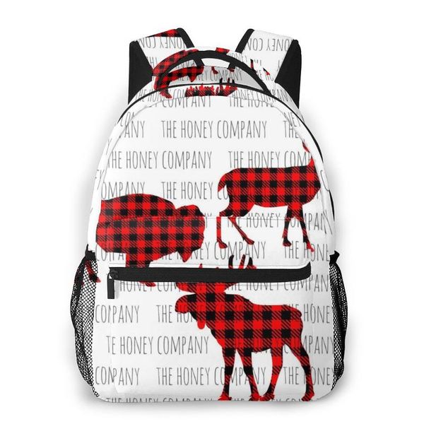 2020 backpack women shoulder bag buffalo plaid animal moose fashion school bag for teenage girl backpacks travel
2020 backpack women shoulder bag buffalo plaid animal moose fashion school bag for teenage girl backpacks travel