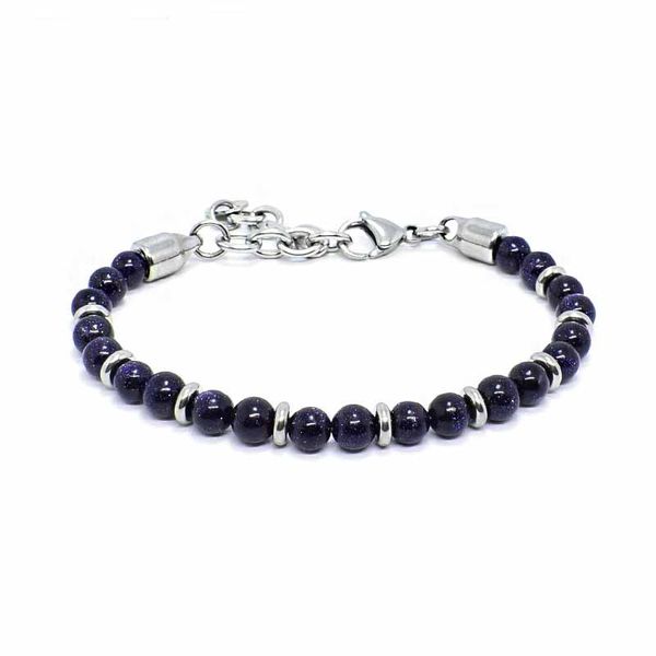2020 adjustable natural blue sandstone bead bracelet men stainless steel bracelet for men gift for him pulseira masculina js-05, Black
2020 adjustable natural blue sandstone bead bracelet men stainless steel bracelet for men gift for him pulseira masculina js-05, Black