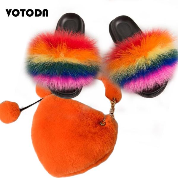 new women 100% real fur slippers fluffy flip flop fur slides female rainbow jelly bag sweet plush wallet party shoes bag set, Black
new women 100% real fur slippers fluffy flip flop fur slides female rainbow jelly bag sweet plush wallet party shoes bag set, Black