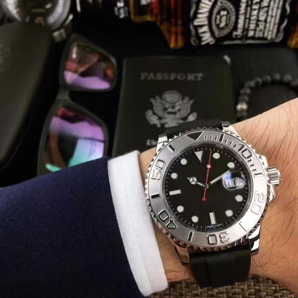 2019 hot sale High quality men's watch yacht master 116622 silver case black ceramic ring 2813 automatic mechanical original strap watch
2019 hot sale High quality men's watch yacht master 116622 silver case black ceramic ring 2813 automatic mechanical original strap watch