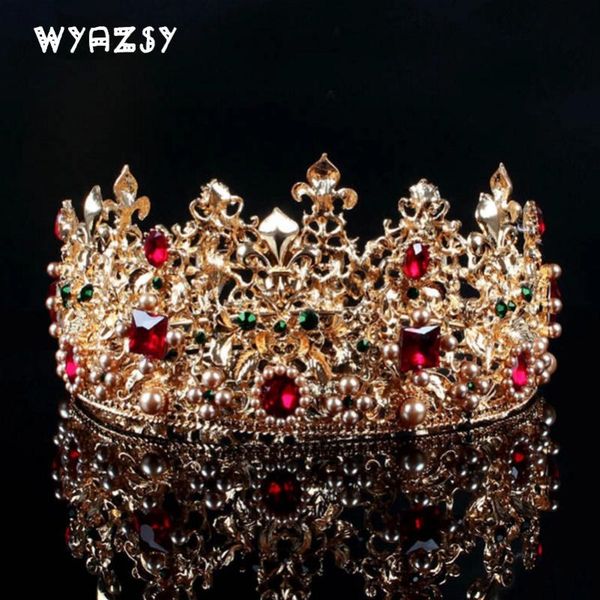 other baroque retro pearl crystal gold crown bridal wedding jewelry rhinestone tiaras crowns pageant dress hair accessories, Golden;white
other baroque retro pearl crystal gold crown bridal wedding jewelry rhinestone tiaras crowns pageant dress hair accessories, Golden;white