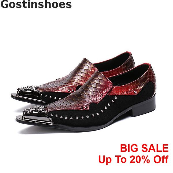 fashion men shoes genuine leather black and red mixed colors snakeskin printed casual leather shoes metal tipped set foot
fashion men shoes genuine leather black and red mixed colors snakeskin printed casual leather shoes metal tipped set foot