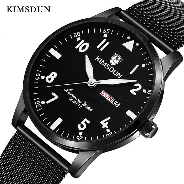 2019 new luxury relogio masculino watch men fashion ultra-thin mesh with double calendar quartz watch waterproof explosion, Slivery;brown
2019 new luxury relogio masculino watch men fashion ultra-thin mesh with double calendar quartz watch waterproof explosion, Slivery;brown