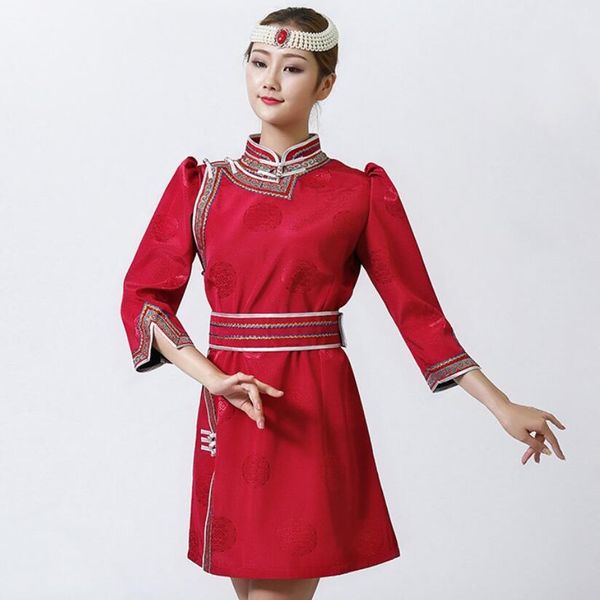 women dance costumes elegant mongolian clothing stage wear dance dress asia gown folk oriental festival apparel, Black;red
women dance costumes elegant mongolian clothing stage wear dance dress asia gown folk oriental festival apparel, Black;red