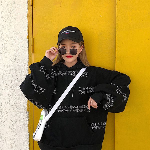 ulzzang winter new fashion large size loose letter print hip hop hoodie sweatershirt female fun harajuku m-2xl sweatshirt wgwy73, Black
ulzzang winter new fashion large size loose letter print hip hop hoodie sweatershirt female fun harajuku m-2xl sweatshirt wgwy73, Black