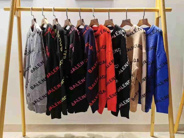 Pari men and women cla ic jacquard letter circular neck knitting weater loo e ver ion of jacquard letter de ign highlight per onality, White;black
Pari men and women cla ic jacquard letter circular neck knitting weater loo e ver ion of jacquard letter de ign highlight per onality, White;black