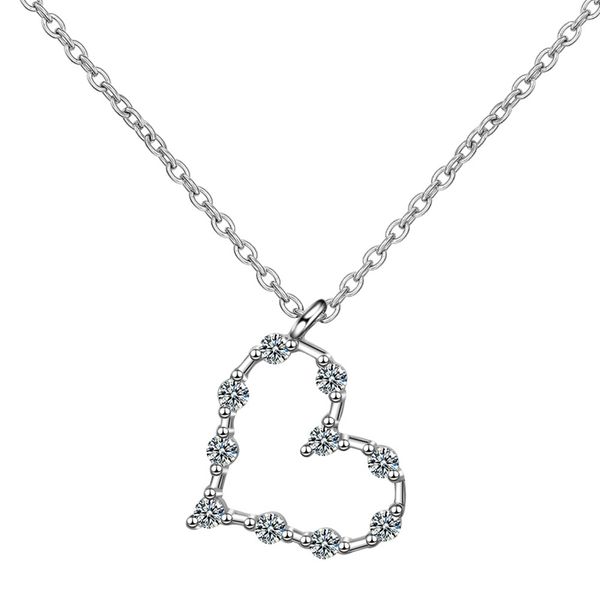 fashion jewelry zircon women pendant necklace heart geometric charm clavicle chains collar, Silver
fashion jewelry zircon women pendant necklace heart geometric charm clavicle chains collar, Silver