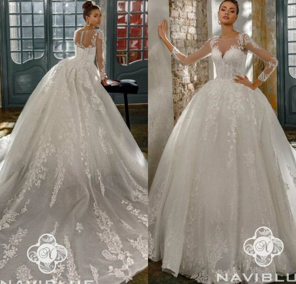 2020 princess naviblue wedding dresses jewel neck lace applique sequins country vestidos de novia a line long sleeve boho wedding dress, White
2020 princess naviblue wedding dresses jewel neck lace applique sequins country vestidos de novia a line long sleeve boho wedding dress, White