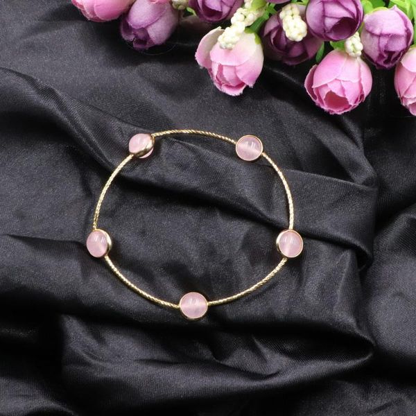 lovely pink beaded bracelet for women girl unique handmade ornament natural stone jades bangle bracelets wrist jewelry 7.5" b318, Golden;silver
lovely pink beaded bracelet for women girl unique handmade ornament natural stone jades bangle bracelets wrist jewelry 7.5" b318, Golden;silver