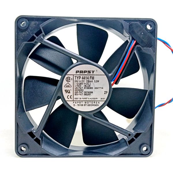 новые оригинальные papst typ 4414fm dc24v 135ma 3.2w 120x120x25mm 12см 2lines инвертор вентилятор охлаждения
новые оригинальные papst typ 4414fm dc24v 135ma 3.2w 120x120x25mm 12см 2lines инвертор вентилятор охлаждения