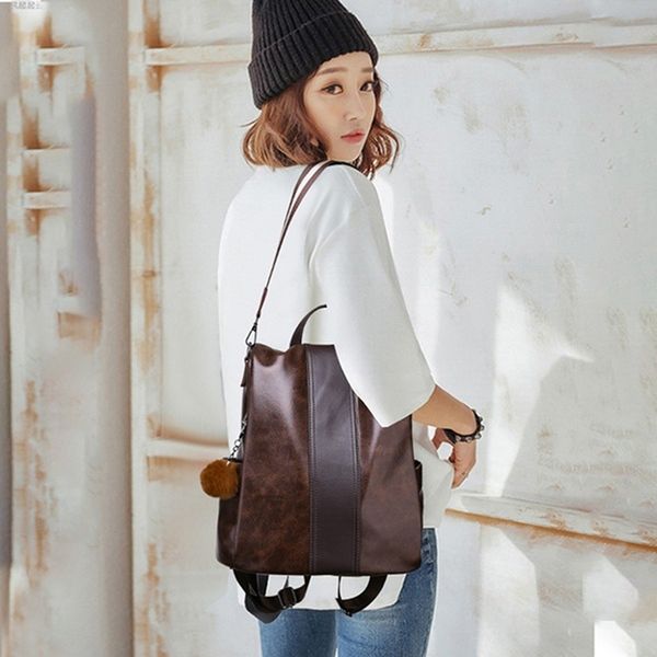 backpack women women concise anti-theft backpack two-way schoolbag waterproof shoulder bag for girls bags bagpack
backpack women women concise anti-theft backpack two-way schoolbag waterproof shoulder bag for girls bags bagpack