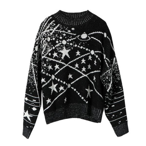 18fw new knitted sweater women lady's girls star casual jumper sweatshirt sweaters streetwear pullovers outdoor albah mohair, White;black
18fw new knitted sweater women lady's girls star casual jumper sweatshirt sweaters streetwear pullovers outdoor albah mohair, White;black