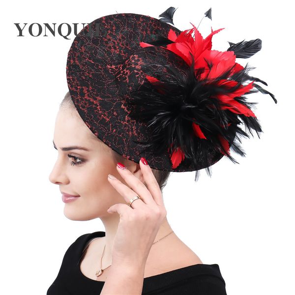 элегантные дамы кэндаки дерби шляпы венок с перьями декор чародей шапки вечеринка свадьба фетра свадебные новинка заколки для волос 
элегантные дамы кэндаки дерби шляпы венок с перьями декор чародей шапки вечеринка свадьба фетра свадебные новинка заколки для волос