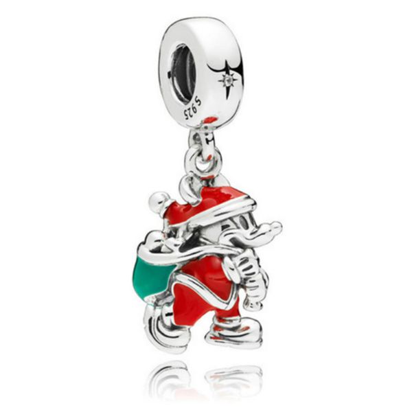 new 100% 925 sterling silver santa gift bag dangle charm red & green enamel fit women charming fashion lovely jewelry gift, Black
new 100% 925 sterling silver santa gift bag dangle charm red & green enamel fit women charming fashion lovely jewelry gift, Black