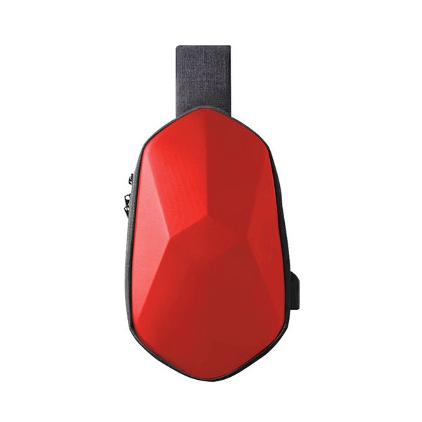 detective men and women chest bag multi-function usb charging messenger bag outdoor casual shoulder bag