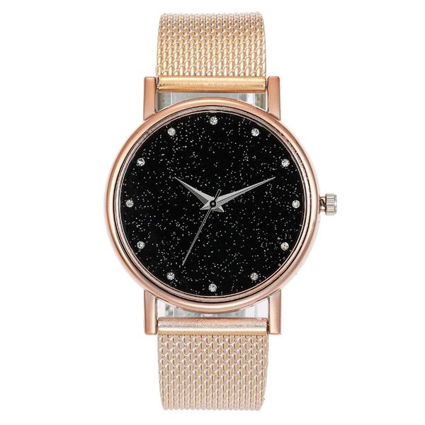 casual women romantic starry sky mesh watch rhinestone ladies simple dress quartz wristwatch gfit, Slivery;brown
casual women romantic starry sky mesh watch rhinestone ladies simple dress quartz wristwatch gfit, Slivery;brown