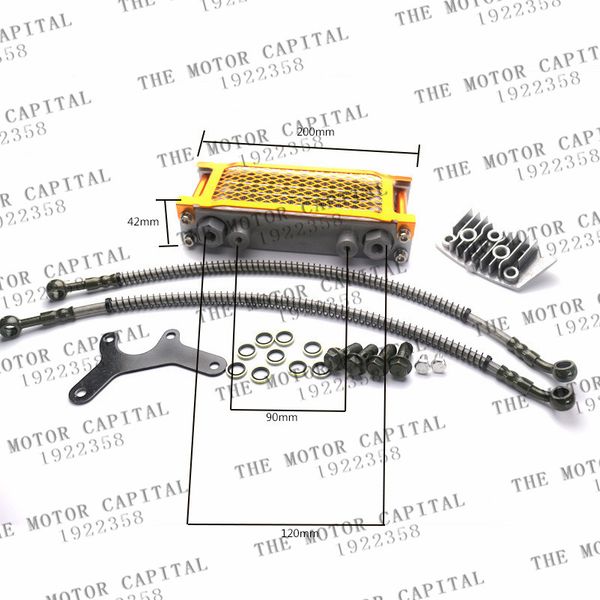 gold oil cooling cooler radiator for 50 70 90 110 horizontal engine chinese made dirt pit monkey bike atv motorcycle
gold oil cooling cooler radiator for 50 70 90 110 horizontal engine chinese made dirt pit monkey bike atv motorcycle