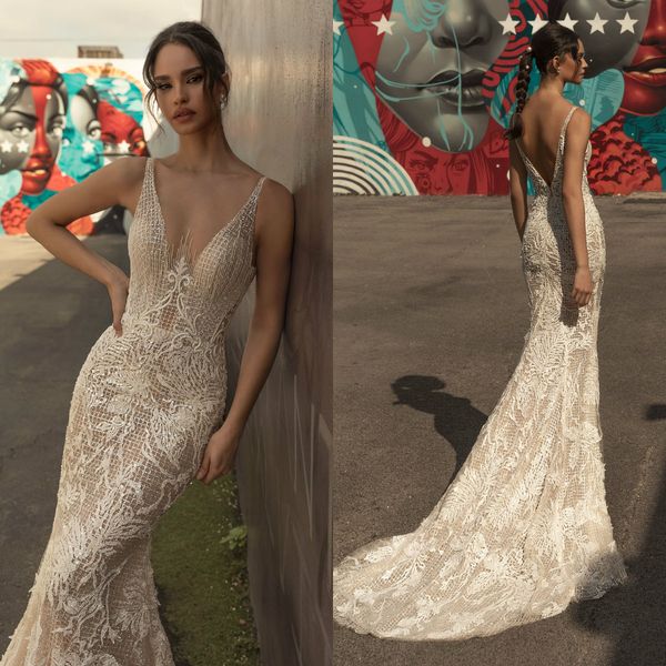 boho mermaid wedding dresses sleeveless v neck lace sequined bridal gowns backless 2020 vestido de novia, White
boho mermaid wedding dresses sleeveless v neck lace sequined bridal gowns backless 2020 vestido de novia, White