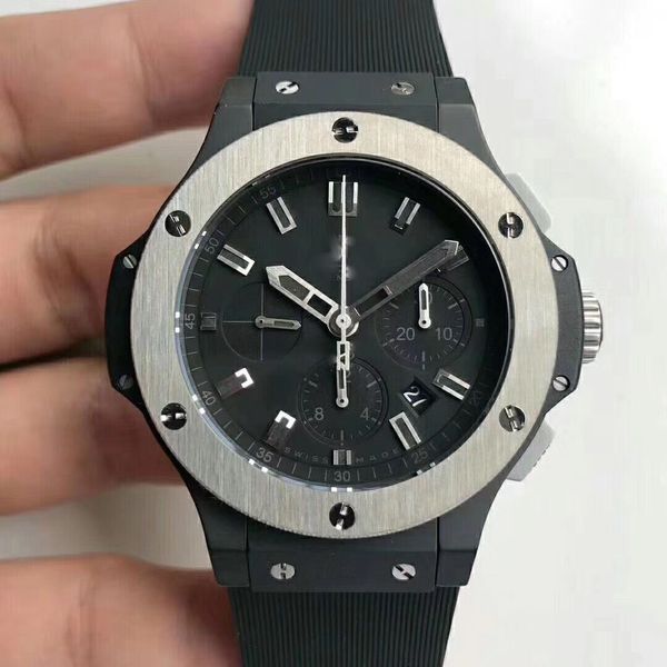 Super HBB V6F Mens Automatic Chronograph 44mm Asia 7750 Cal.4100 Watch Men Ceramic Bezel Rubber Sport EtaF Watches Sapphire Stop
Super HBB V6F Mens Automatic Chronograph 44mm Asia 7750 Cal.4100 Watch Men Ceramic Bezel Rubber Sport EtaF Watches Sapphire Stop