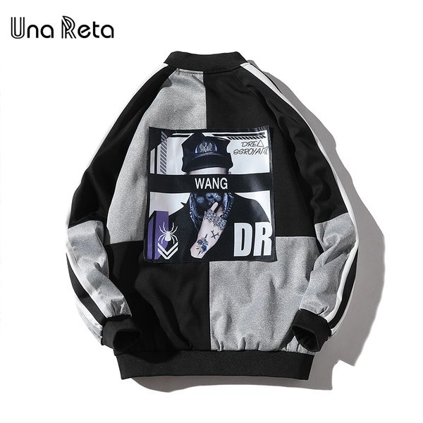 una reta baseball jacket men 2018 new patchwork color block streetwear jacket tracksuit casual coat men hip hop jackets, Black;brown
una reta baseball jacket men 2018 new patchwork color block streetwear jacket tracksuit casual coat men hip hop jackets, Black;brown