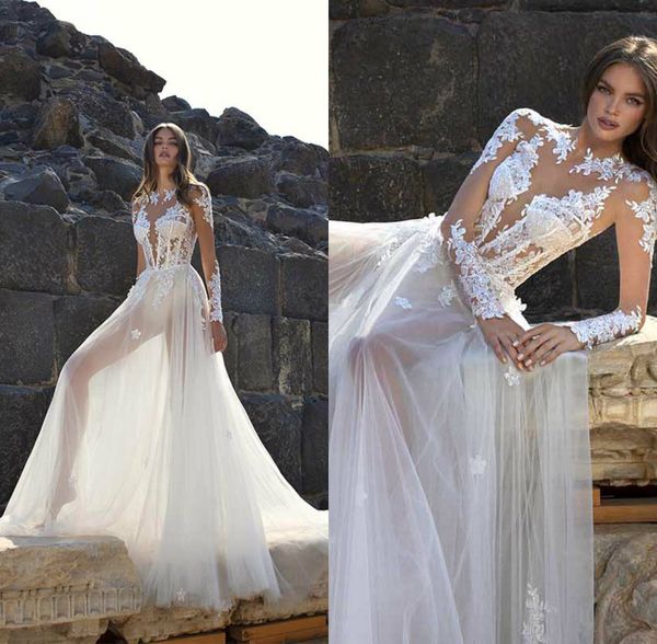 new arrival flora bride simple a line wedding dresses jewel long sleeve lace applique wedding gowns sweep train robe de mariée, White
new arrival flora bride simple a line wedding dresses jewel long sleeve lace applique wedding gowns sweep train robe de mariée, White