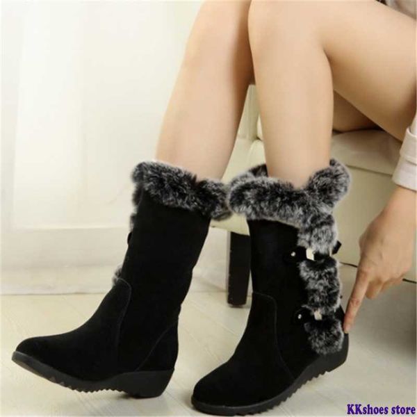 2020 new women boots autumn flock winter ladies fashion snow boots shoes thigh high suede mid-calf, Black
2020 new women boots autumn flock winter ladies fashion snow boots shoes thigh high suede mid-calf, Black