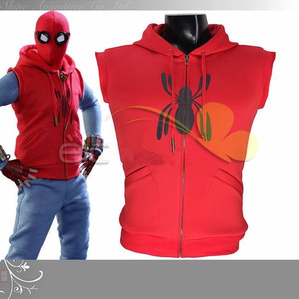 spider-man:homecoming spiderman 3 hoodie sweater cosplay homemade suit, Black;red
spider-man:homecoming spiderman 3 hoodie sweater cosplay homemade suit, Black;red