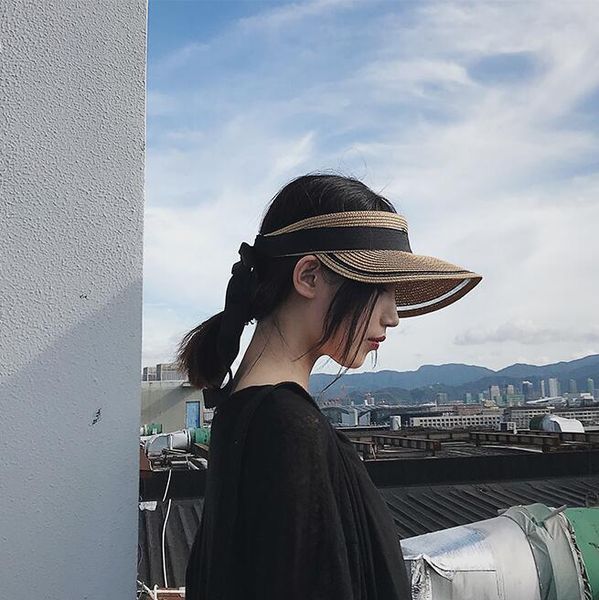 new arrival ladies summer wide brim hats straw hat boho beach hat breathable beach sun straw visor cap, Blue;gray
new arrival ladies summer wide brim hats straw hat boho beach hat breathable beach sun straw visor cap, Blue;gray