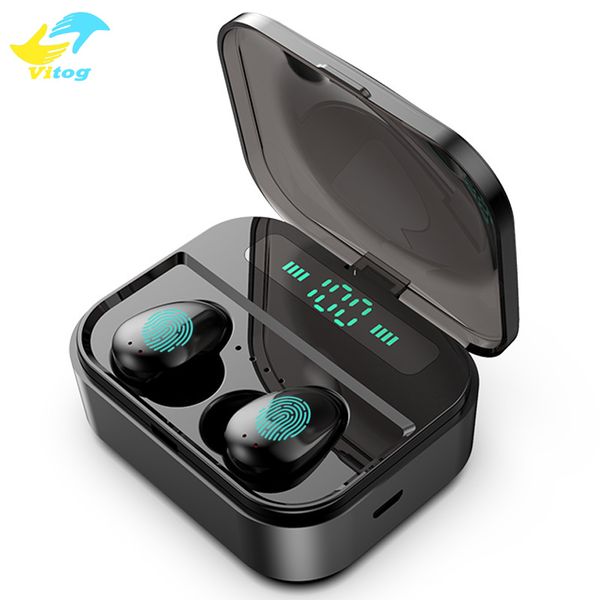 vitog x7 tws водонепроницаемая беспроводная bluetooth-вкладыши наушники led дисплей true наушники с сенсорным управлением 2200mah наушников
vitog x7 tws водонепроницаемая беспроводная bluetooth-вкладыши наушники led дисплей true наушники с сенсорным управлением 2200mah наушников
