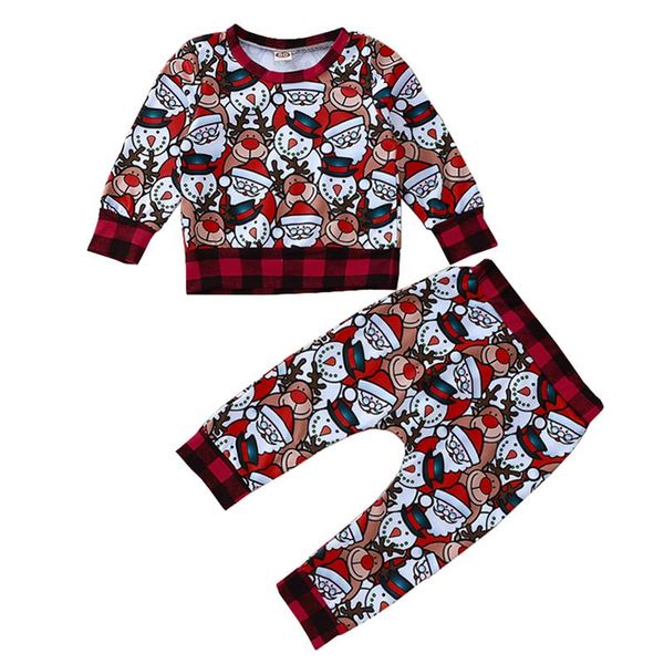 fall winter baby boy girls pajamas set toddler clothes long sleeve shirt pant christmas santa claus for kid 2pcs outfit suit, White
fall winter baby boy girls pajamas set toddler clothes long sleeve shirt pant christmas santa claus for kid 2pcs outfit suit, White