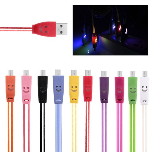 1m/3ft visible luminous led light up micro usb charging data sync cable rapid charging flash cord for samsung android cell phone
1m/3ft visible luminous led light up micro usb charging data sync cable rapid charging flash cord for samsung android cell phone