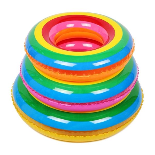 1pc outdoor swimming ring rainbow color children inflatable swimming ring circle float tube for sailing floating pool toys
1pc outdoor swimming ring rainbow color children inflatable swimming ring circle float tube for sailing floating pool toys