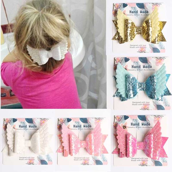 hair accessories 2020 angel wings hair bows double layer sequins hairpins glitter princess hair clips barrette school party headdress, Slivery;white
hair accessories 2020 angel wings hair bows double layer sequins hairpins glitter princess hair clips barrette school party headdress, Slivery;white