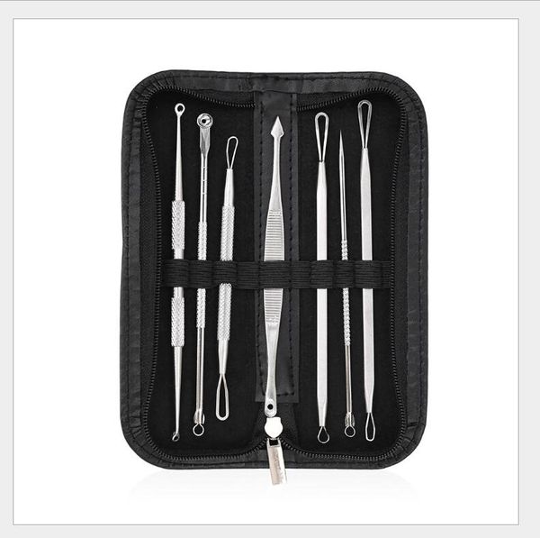 spot stainless steel pu leather cover to remove facial acne blackhead and fat particles seven piece set care tool dhl
spot stainless steel pu leather cover to remove facial acne blackhead and fat particles seven piece set care tool dhl