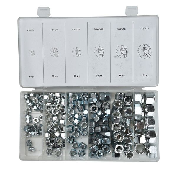 150pc nylon locknut set/screw inch hardware accessories electronic business selling
150pc nylon locknut set/screw inch hardware accessories electronic business selling