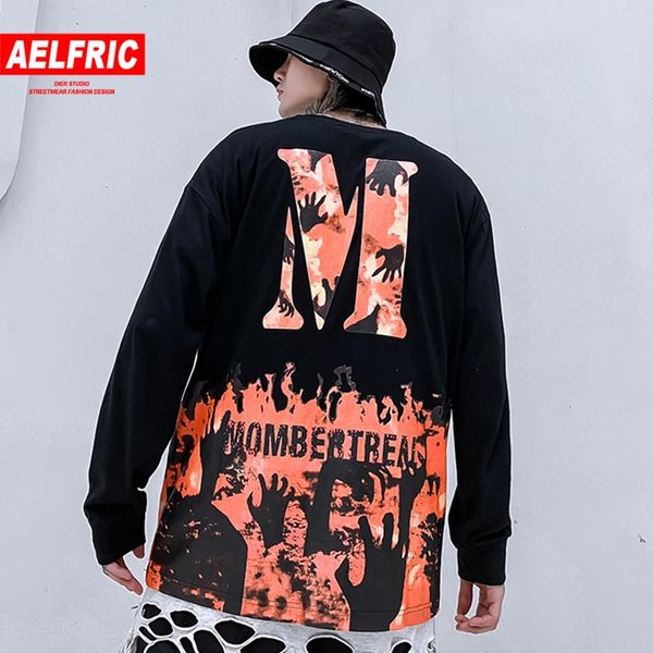 aelfric hip hop flame printed casual men sweatshirt 2019 harajuku streetwear male fashion hip hop cotton oversized pullover, Black
aelfric hip hop flame printed casual men sweatshirt 2019 harajuku streetwear male fashion hip hop cotton oversized pullover, Black