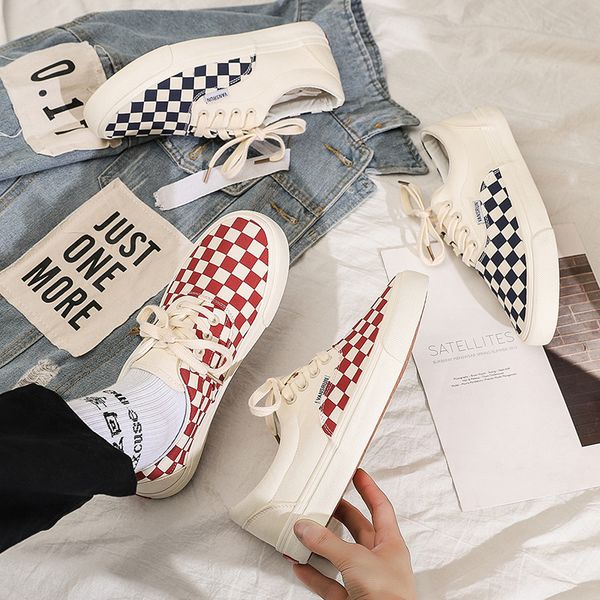 2020 spring skate shoes gingham canvas casual shoes 50% fashion ulzzang plimsolls chic flat footwear lover square board shoes, Black
2020 spring skate shoes gingham canvas casual shoes 50% fashion ulzzang plimsolls chic flat footwear lover square board shoes, Black